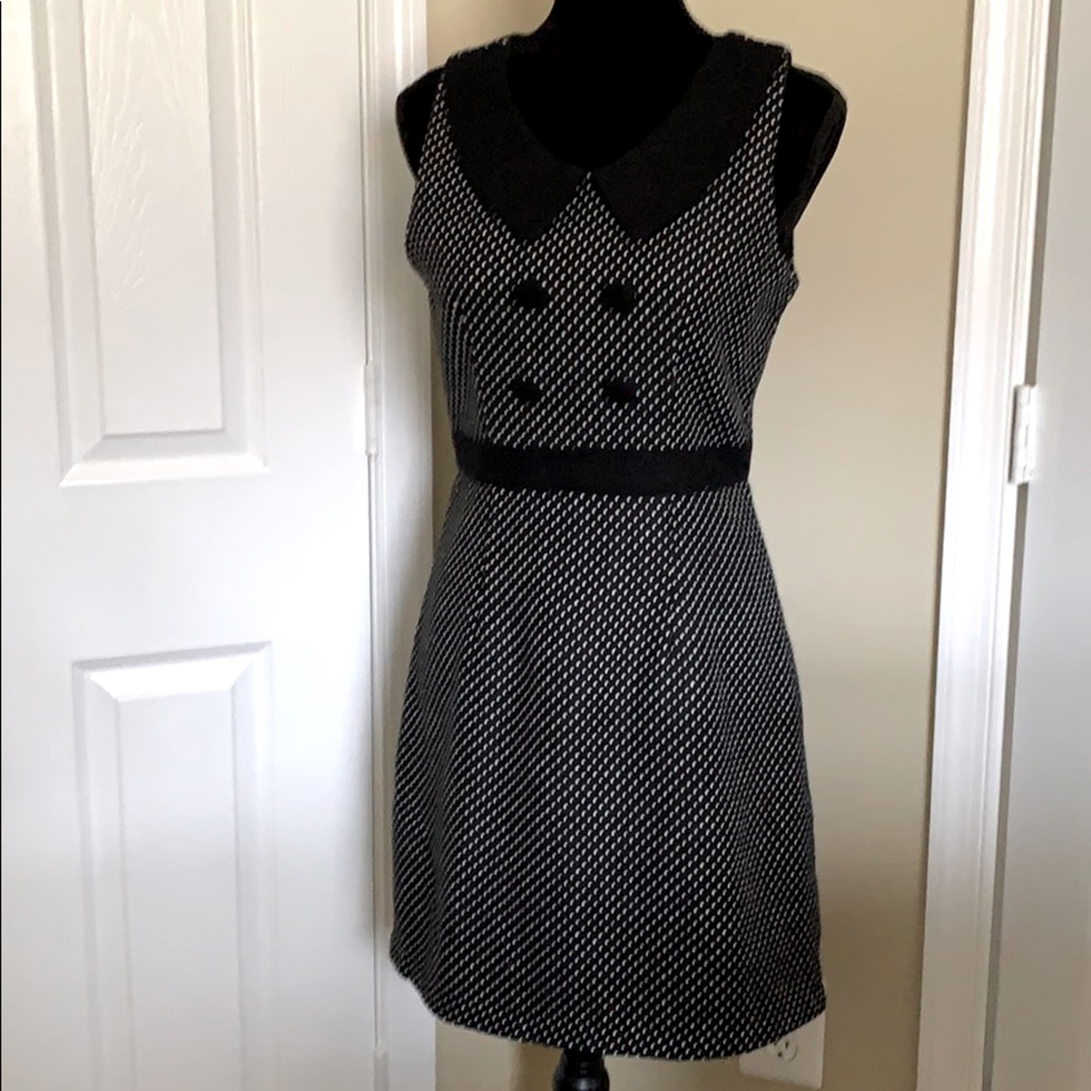 Yumi Peter Pan collar polka dot retro dress